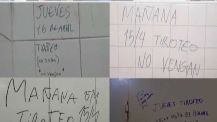 AMENAZA EN LAS ESCUELAS.-